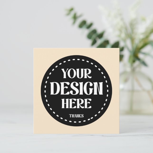 Elegant, förfinad, snygg och minimalistisk meddelande (Stående Fram)