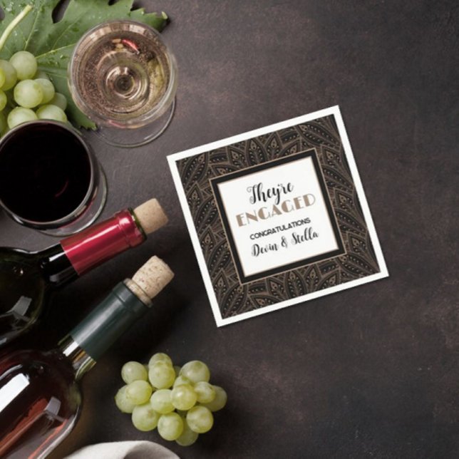 Elegant! Förlovningsfest servetter (Skapare uppladdad)