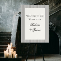 Elegant Formal Classic Wedding Welcome