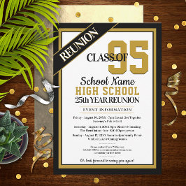 Elegant Formell inbjudan till skolåterförening