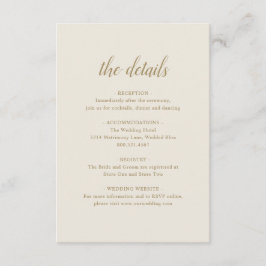 Elegant Formell information om Neutralten Guld Elf Tilläggskort