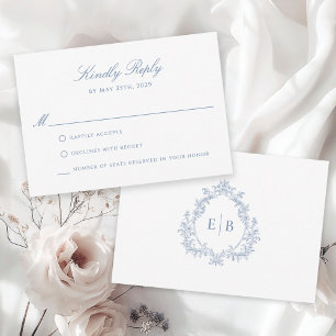 Elegant Formell OSA för Logotyp av Dusty Blue Vape Kort