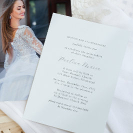 Elegant Formell Religiösa Quinceañera Photo Inbjudningar