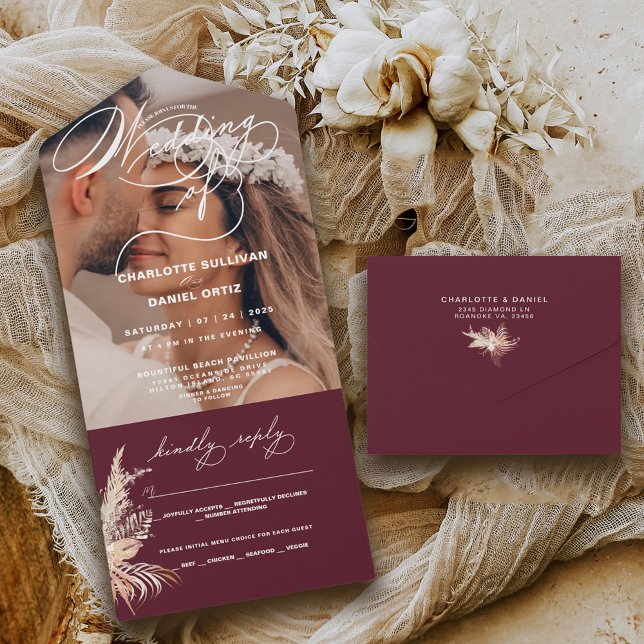 Elegant försegling och Skicka Boho | BRÖLLOP | (Skapare uppladdad)