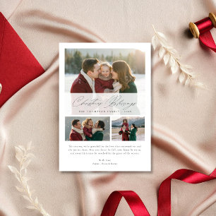 Elegant-foto för  av jultomte i religiösa julkort