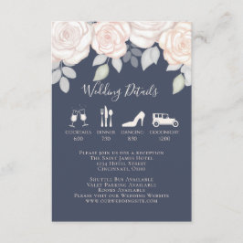 Elegant Foto för  Blommigt med vattenfärg Tilläggskort