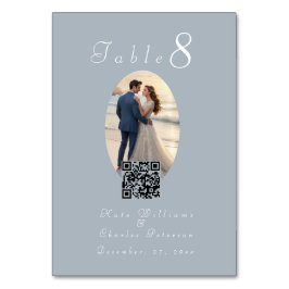 Elegant Foto ram QR-kort Bord Bordsnummer