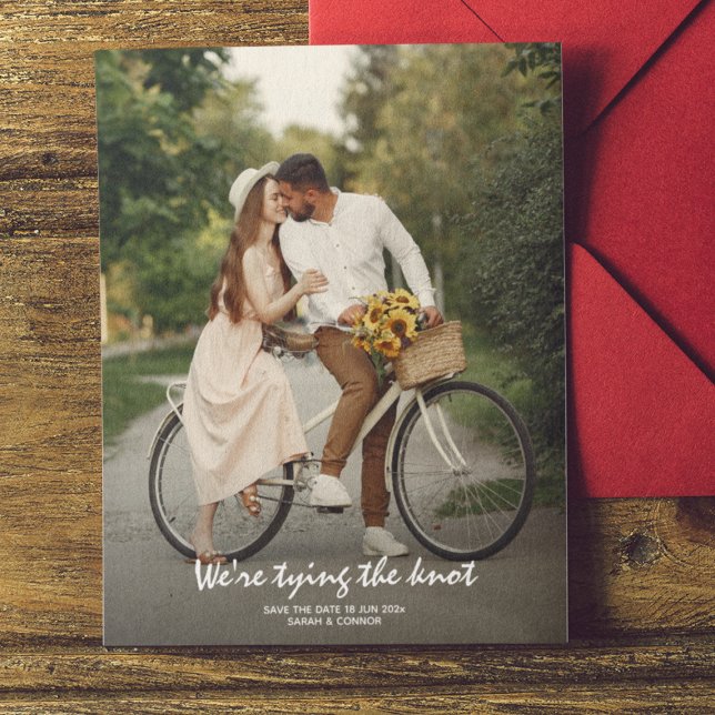 Elegant Foto Spara Datum Postkort Vykort (Skapare uppladdad)