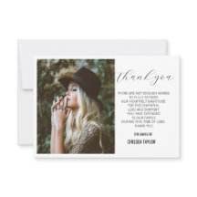 Elegant Foto Sympati Begravning Personlig 