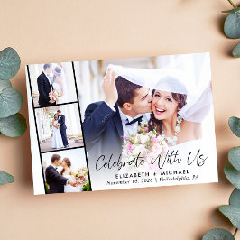 Elegant fotobruksmottagning inbjudningar