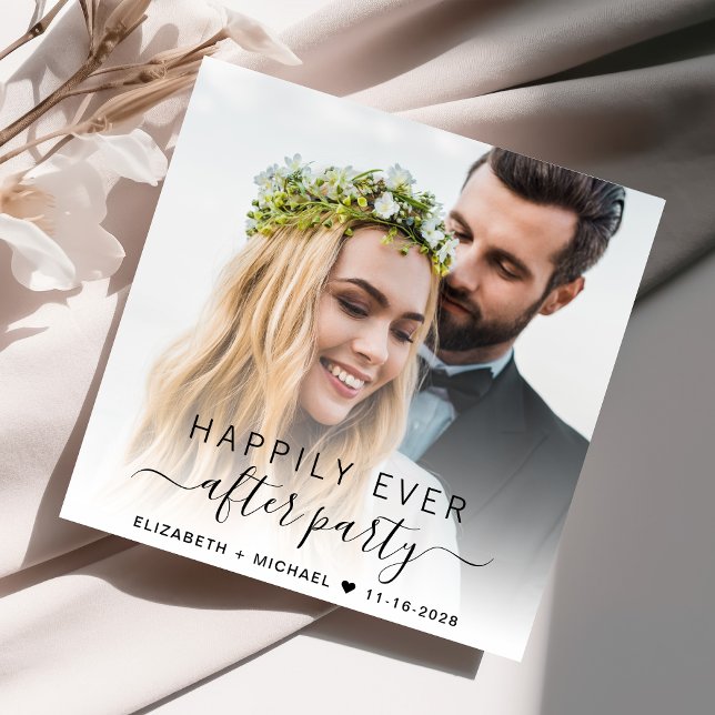 Elegant Fotografi Bröllagsmottagning Inbjudningar (Skapare uppladdad)