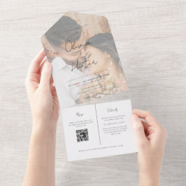 Elegant Fotohandskriven Bröllop