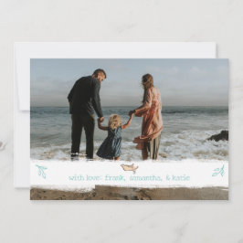 Elegant Fotojul Julkort