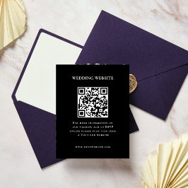 Elegant fotot ram QR-kod| OSA | Webbplats | Kort