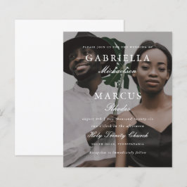 Elegant Fototypografi - överlägg Bröllop