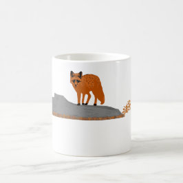 🦊 Elegant Fox Coffee Mug Kaffemugg
