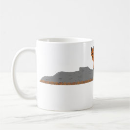 🦊 Elegant Fox Coffee Mug Kaffemugg
