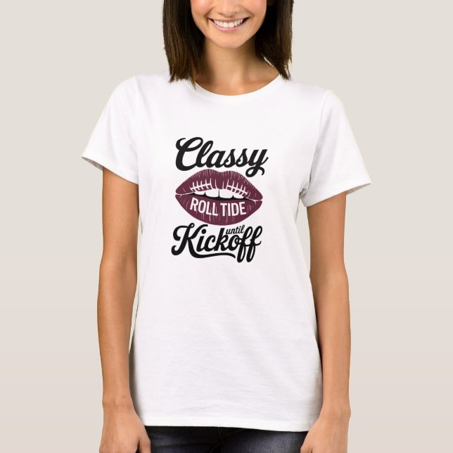 Elegant fram tills avspark Alabama T Shirt (Framsida)