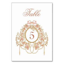 Elegant Frame Table Number Bordsnummer