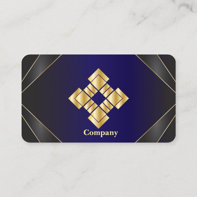 Elegant Framed-affärskort 25 Visitkort (Baksida)