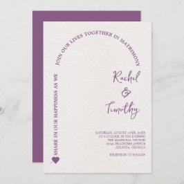 Elegant Framed in Faith Shock rosa Bröllop Inbjudningar