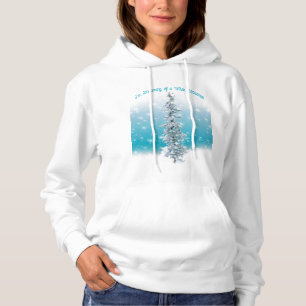 Elegant från silver christmas snowy evergreen t shirt