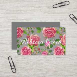 Elegant Fransk Land Garden Ro Design Business Visitkort