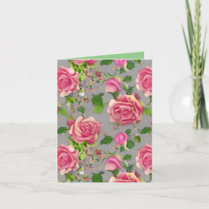 Elegant Fransk Land Garden Ro design Tack Kort