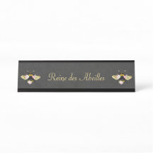 Elegant Fransk Queen Bee Rosa ros Grått Guld