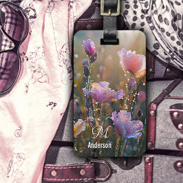 Elegant Fresh Summer Wildblommor Bagagebricka