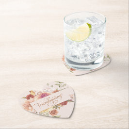 Elegant Friendsgiving Underhållning Underlägg Papper