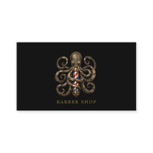 Elegant frisör Bronze bläckfisk Barber Pole 