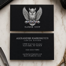 Elegant frisörsalong Silver Ugglor Barbershop Pol 