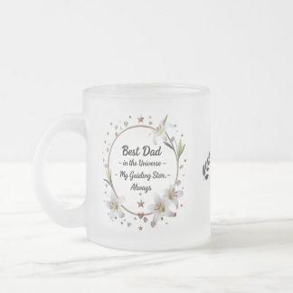 Elegant Frosted Pappa Mugg - 10 oz ’Guiding Star’