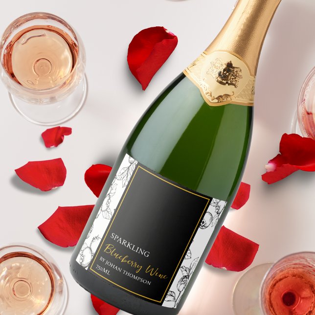 Elegant Fruit Sparkling Blueberry Vin Black Label (Skapare uppladdad)