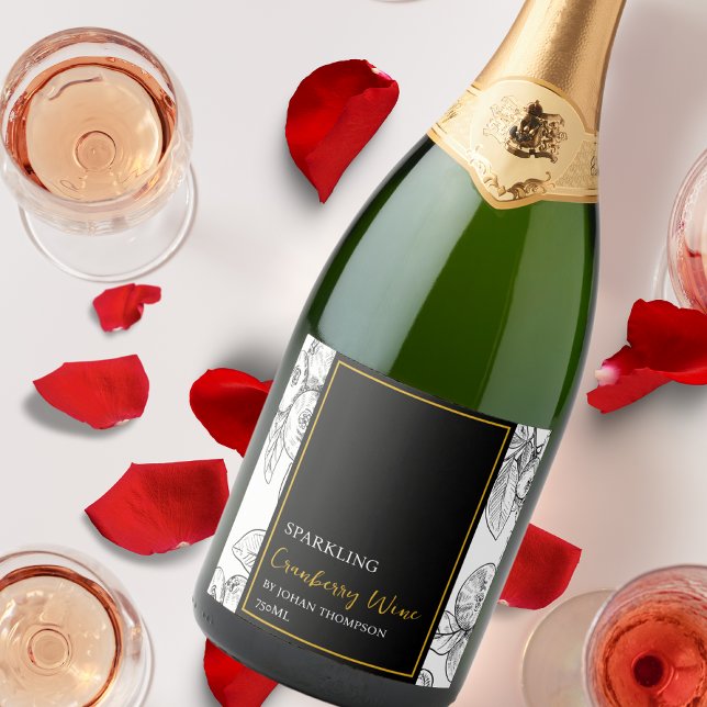 Elegant Fruit Sparkling Cranberry Vin Black Label (Skapare uppladdad)