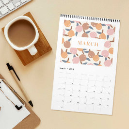Elegant Fruktigare Mönster Kalender