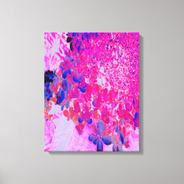 Elegant Fuchsia och Mörk blått Limelight Hydrangea Canvastryck