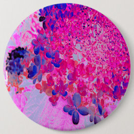 Elegant Fuchsia och Mörk blått Limelight Hydrangea Knapp