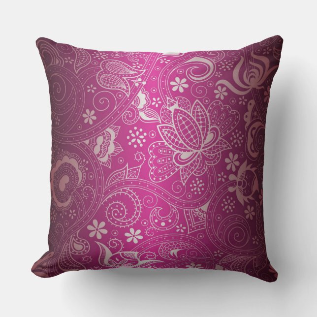 Elegant Fuchsia Pillow Kudde (Framsida)