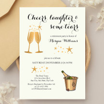 Elegant Funny Cheers Saugher Tårar Pension