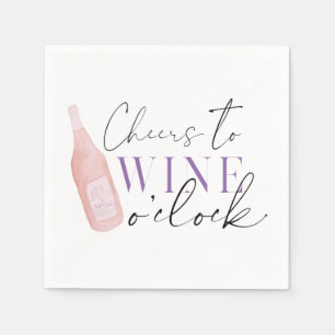 Elegant Funny Cheers Vin klockan Party Pappersservett