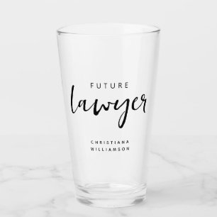 Elegant Future Lawyer Law Student Personlig Glaskopp