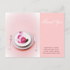 elegant gaffel knivar Catering personkock Vykort