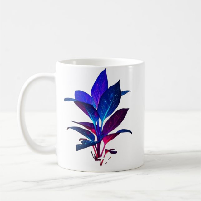 Elegant Galaxy blad-mugg Kaffemugg (Vänster)