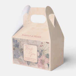 Elegant Gammal, fashioned Diamond Wedor Favor Box Presentaskar