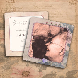 Elegant Gammalt formaterat Spara datumkortet Inbjudningar