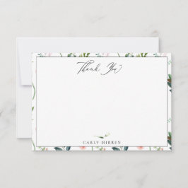 Elegant Garden Botanical Tack Anteckningskort