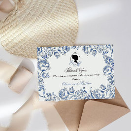 Elegant Garden Flowers Boho Bridgerton Bröllop Tack Kort