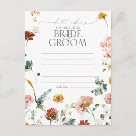 Elegant Garden Flowers Watercolor Date Ideas Vykort